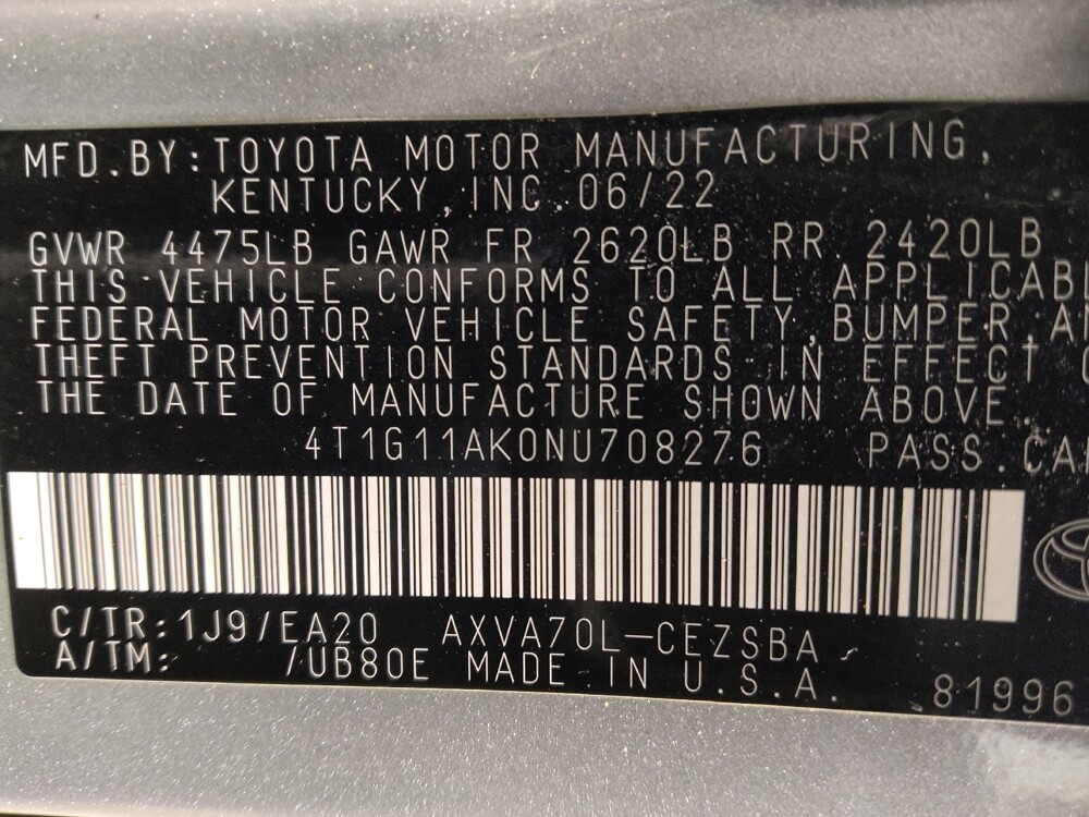 2022 Toyota Camry in Duluth, GA 30096 - 18100347 33