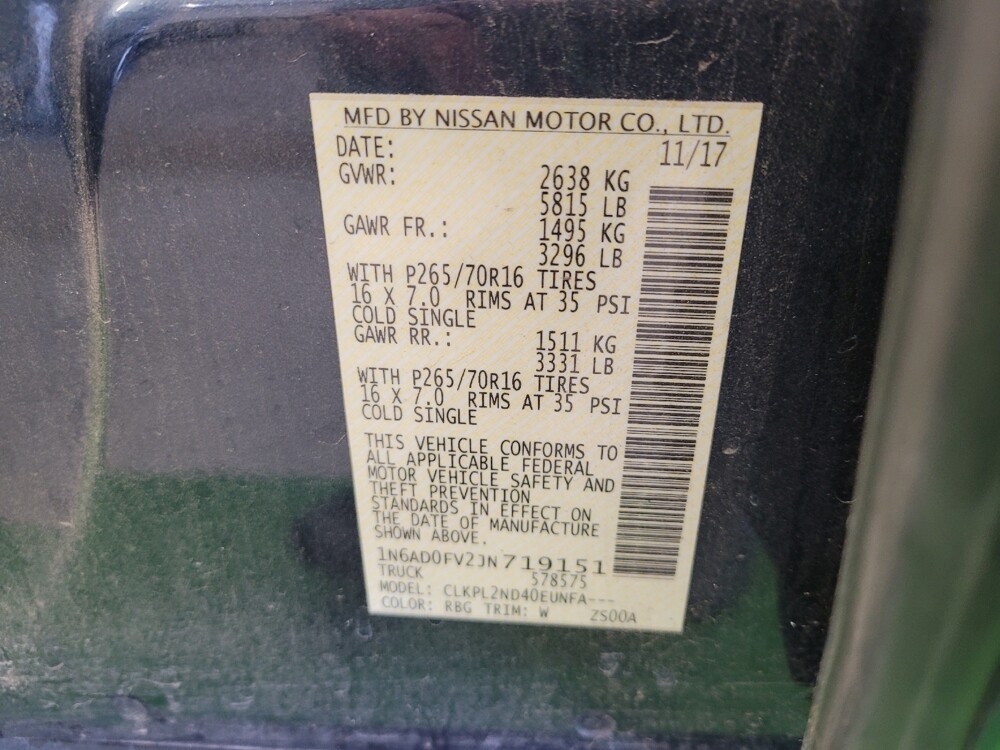 2018 Nissan Frontier in Cincinnati, OH 45255 - 18100355 33