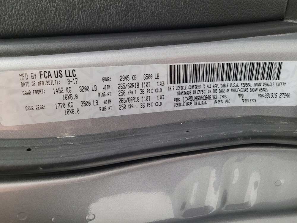 2017 Dodge Durango in El Cajon, CA 92020 - 18100388 33