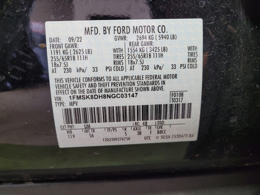 2022 Ford Explorer in Miamisburg, OH 45342 - 18100394 33