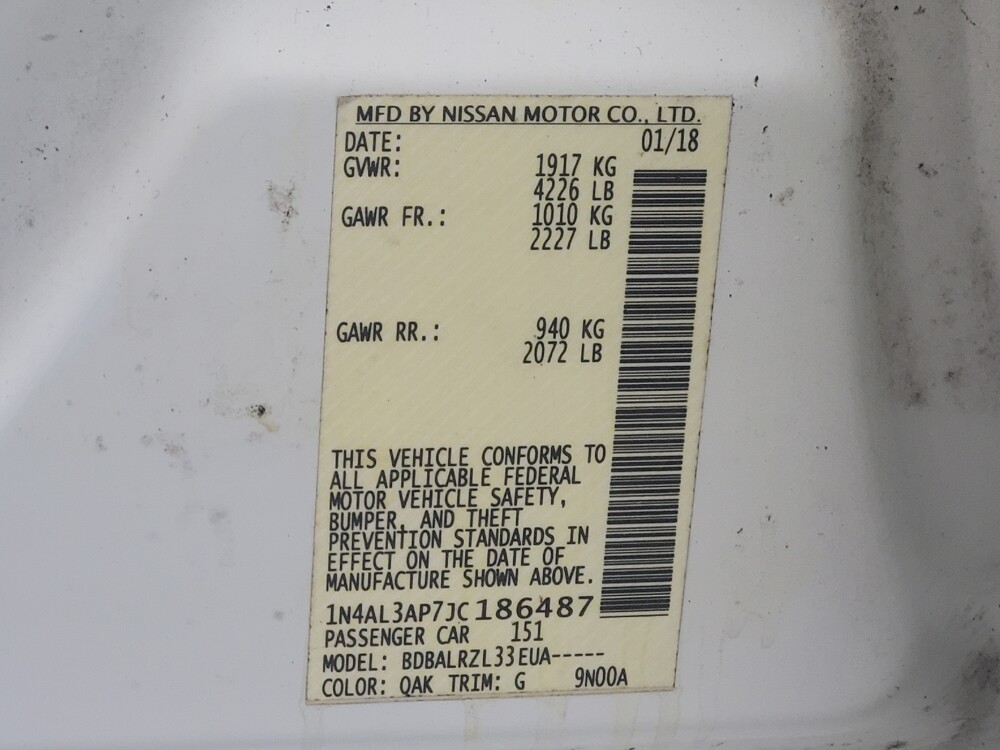 2018 Nissan Altima in Memphis, TN 38115 - 18100415 33