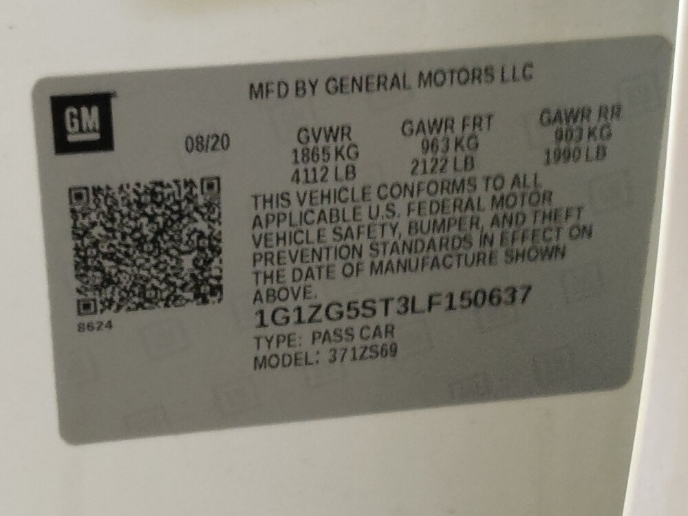 2020 Chevrolet Malibu in Wilmington, NC 28405 - 18100428 33