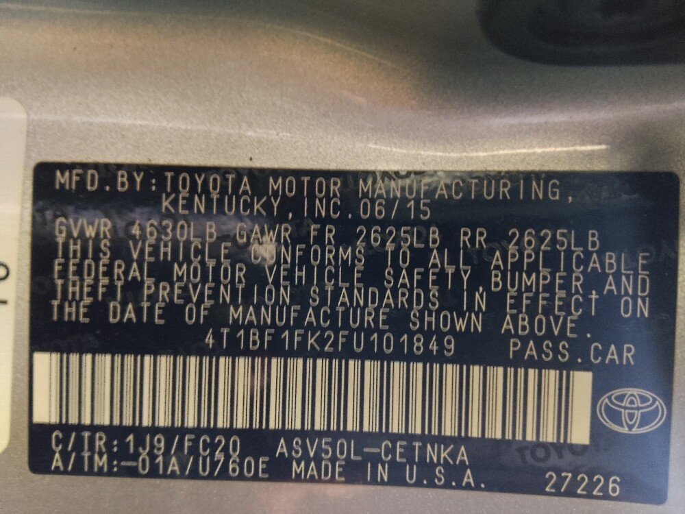 2015 Toyota Camry in Union City, GA 30291 - 18100440 33