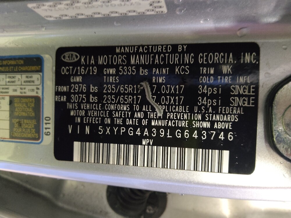 2020 Kia Sorento in Macon, GA 31210 - 18100504 33