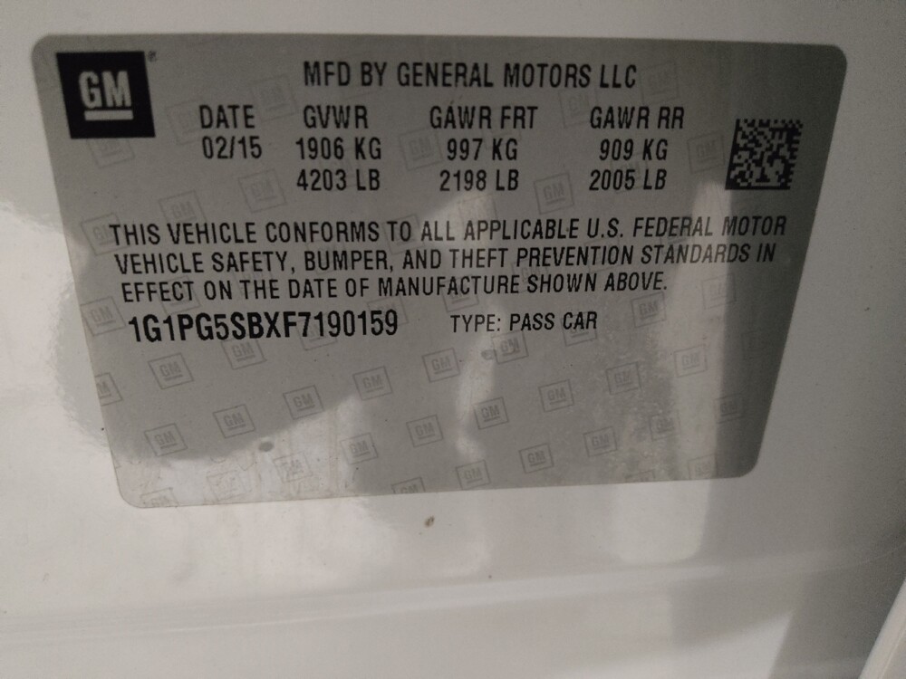 2015 Chevrolet Cruze in Union City, GA 30291 - 18100522 33