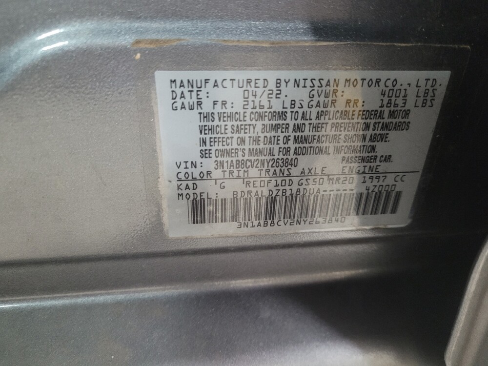 2022 Nissan Sentra in Macon, GA 31210 - 18100527 33