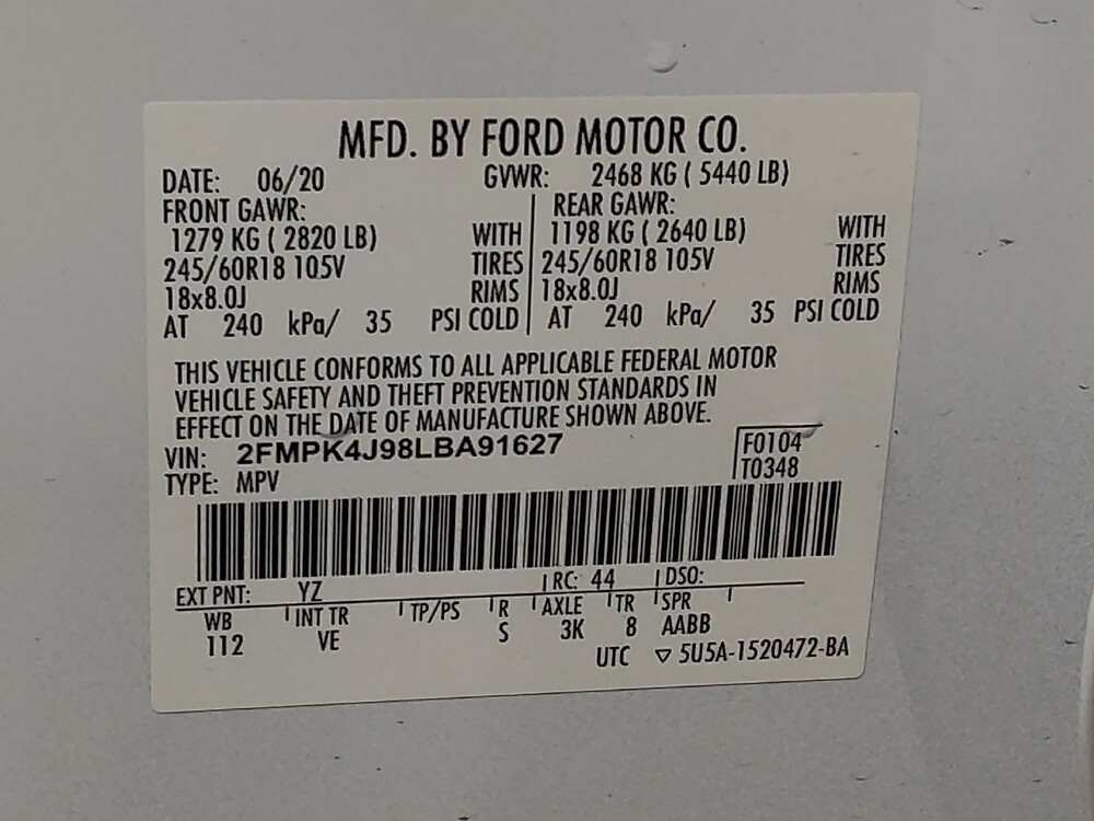 2020 Ford Edge in Fort Worth, TX 76116 - 18100533 33