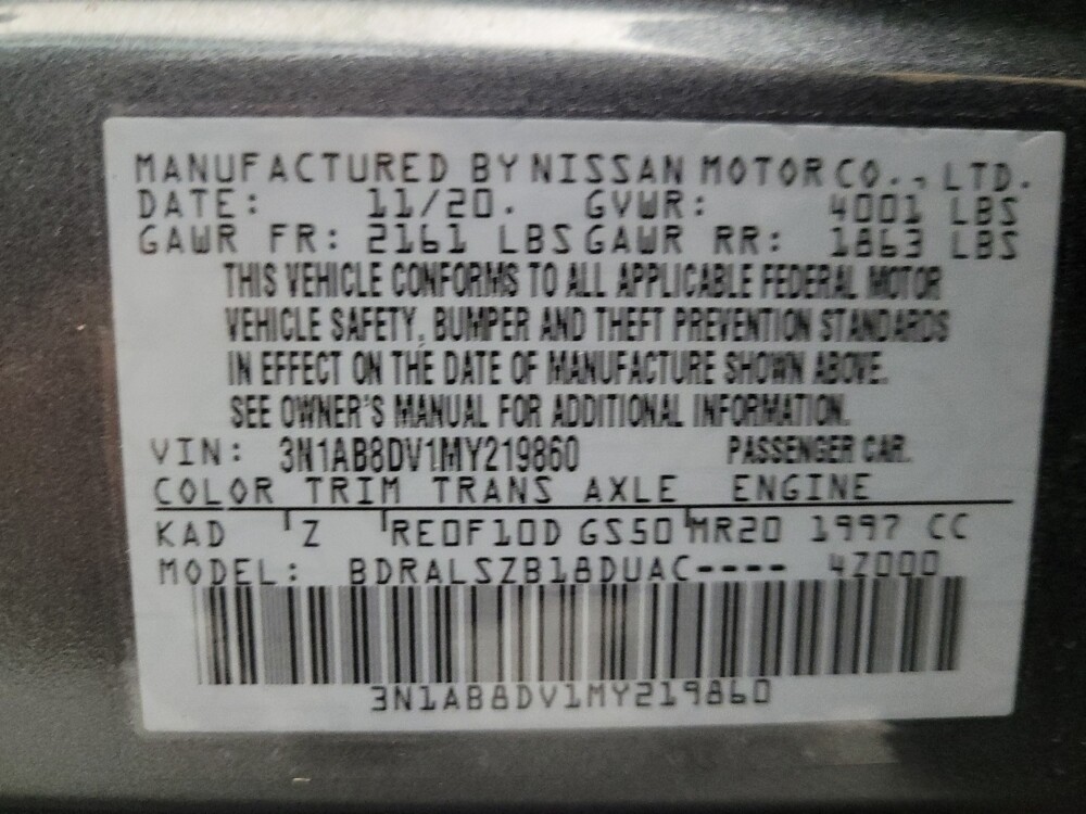 2021 Nissan Sentra in Albuquerque, NM 87123 - 18100562 33