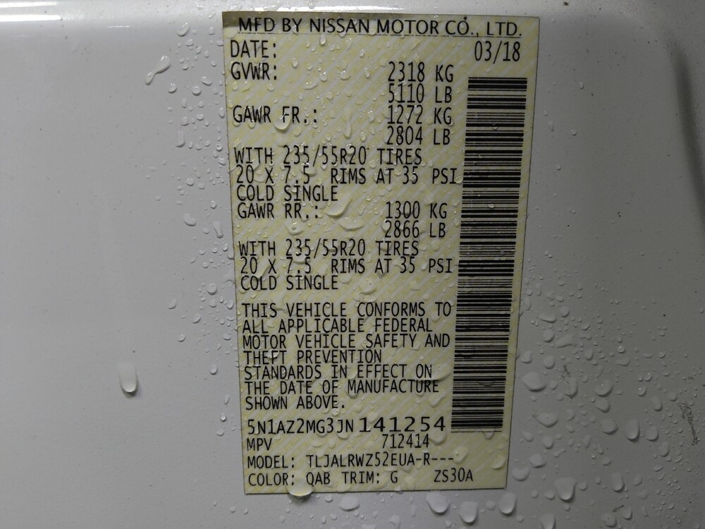 2018 Nissan Murano in Fort Myers, FL 33907 - 18100574 33