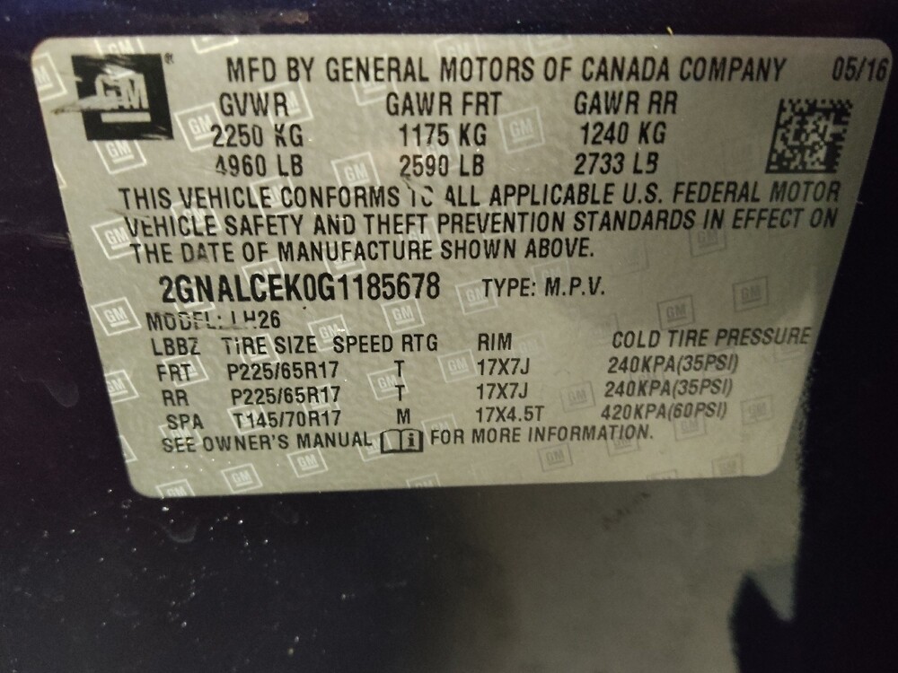 2016 Chevrolet Equinox in Greensboro, NC 27407 - 18100601 33