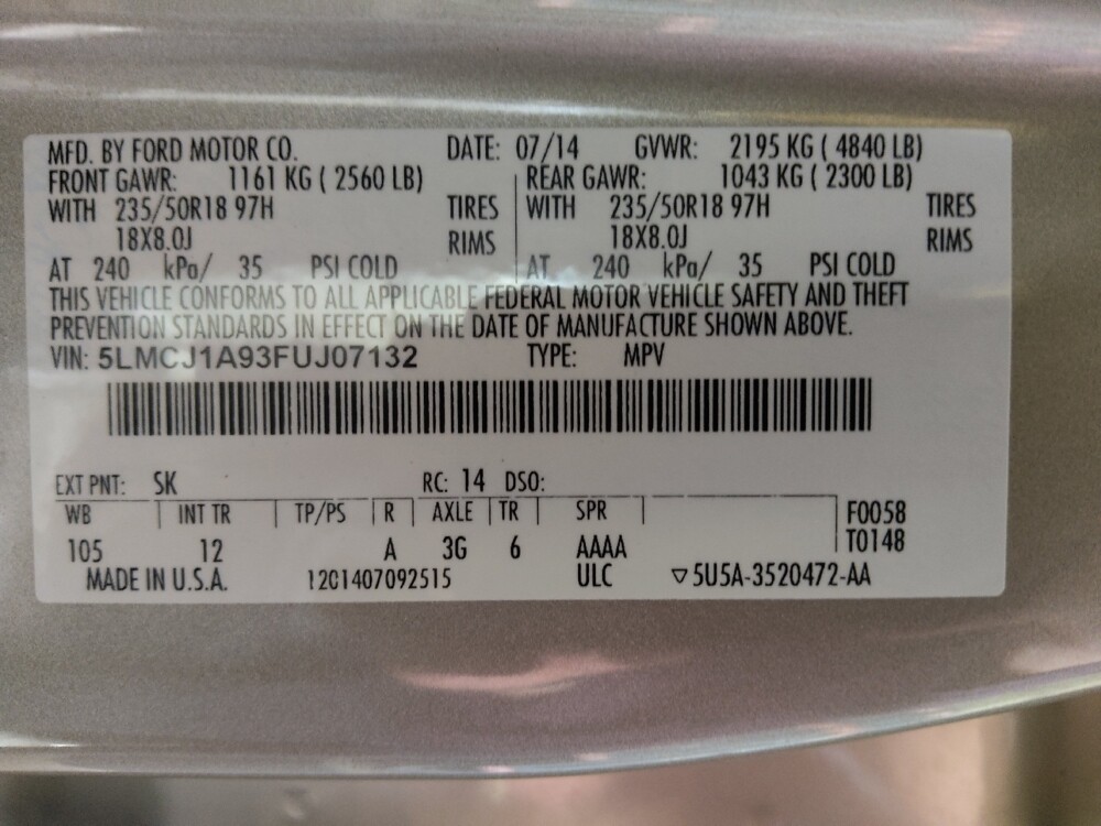 2015 Lincoln MKC in Charlotte, NC 28213 - 18100602 33