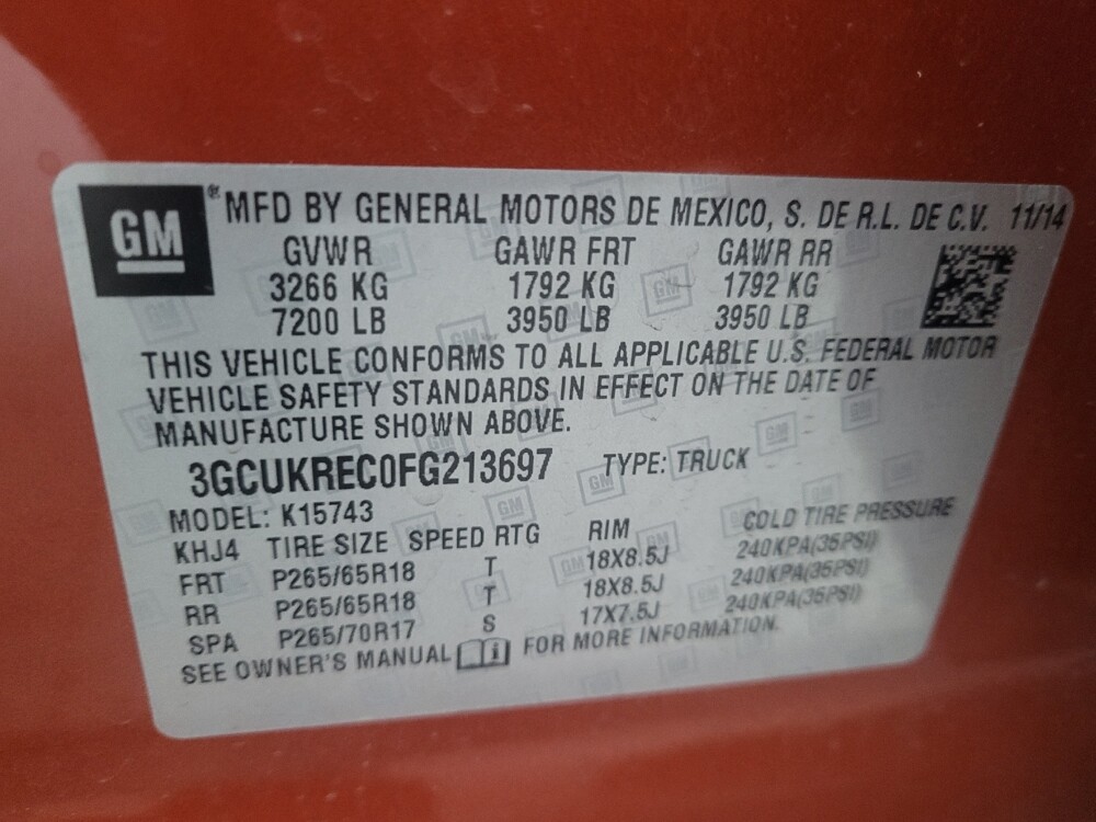 2015 Chevrolet Silverado 1500 in Memphis, TN 38128 - 18100621 33