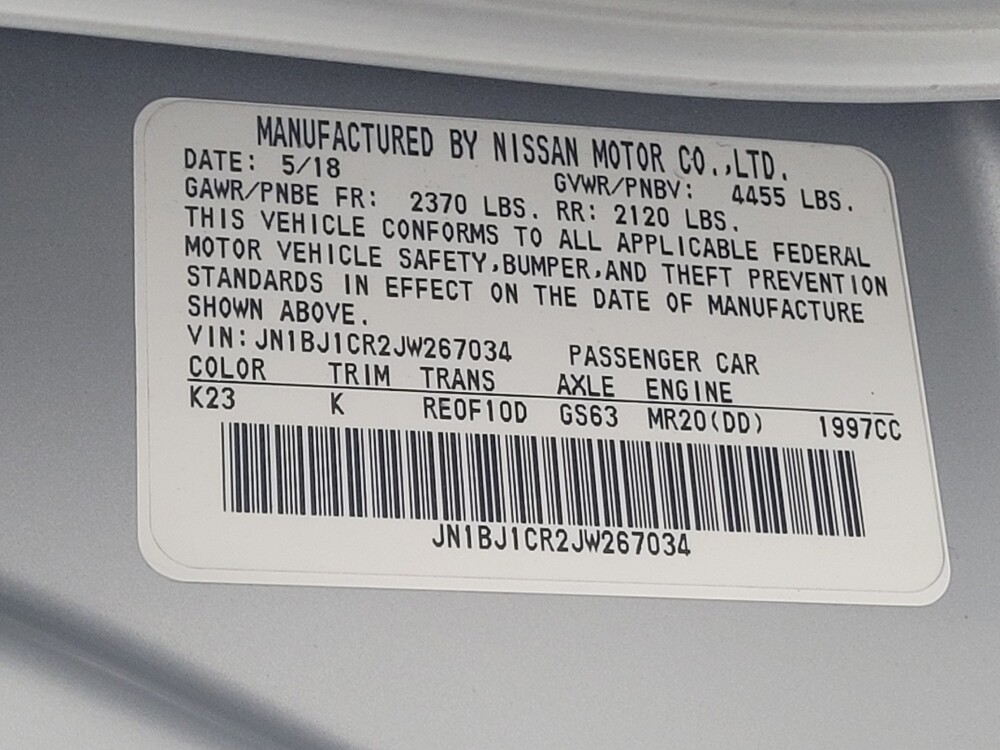 2018 Nissan Rogue Sport in Huntsville, AL 35816 - 18100622 33