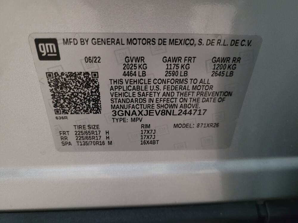 2022 Chevrolet Equinox in Woodbridge, VA 22191 - 18100649 33