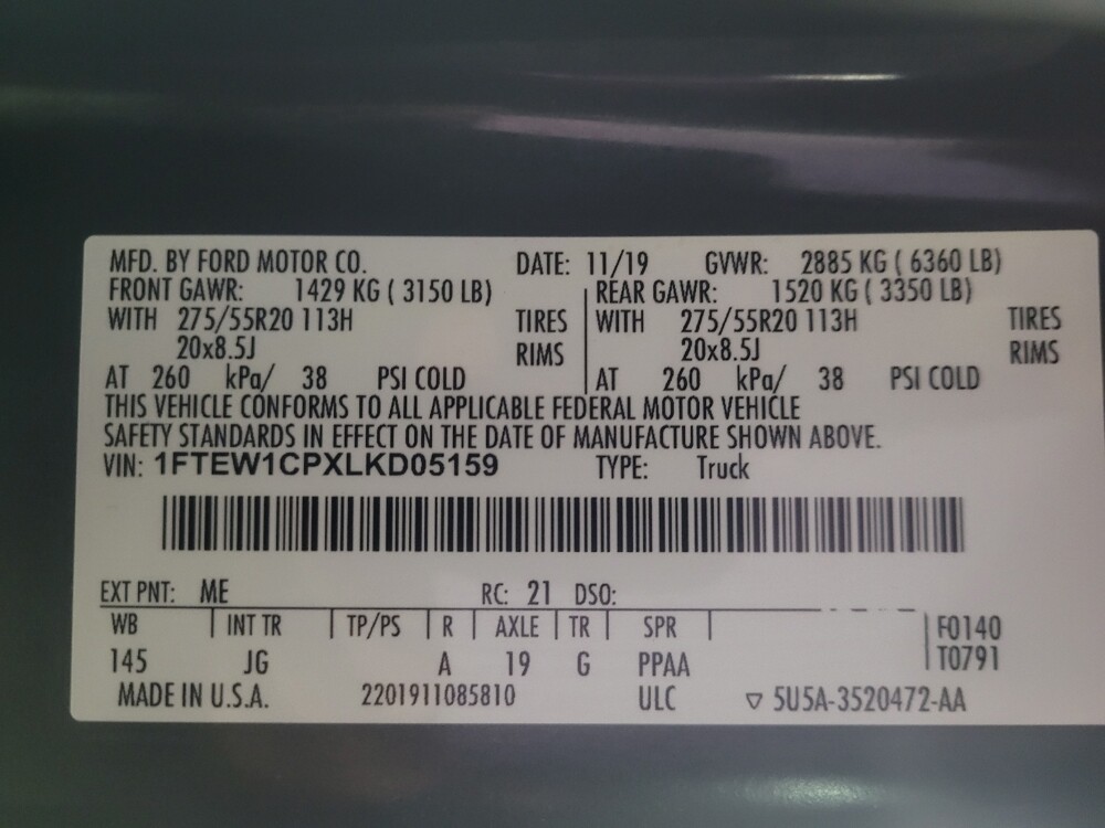 2020 Ford F150 in Union City, GA 30291 - 18100699 33