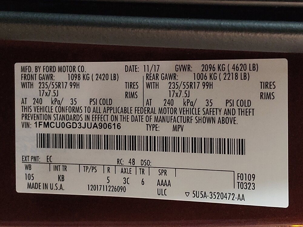 2018 Ford Escape in Round Rock, TX 78664 - 18100720 33