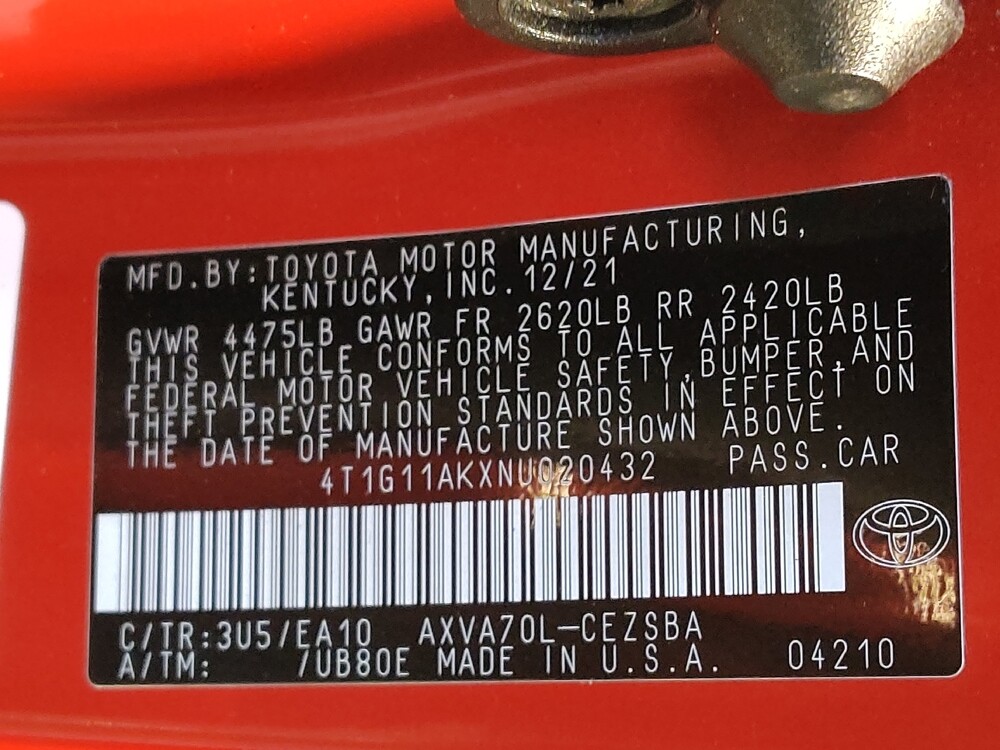 2022 Toyota Camry in Gastonia, NC 28056 - 18100730 33