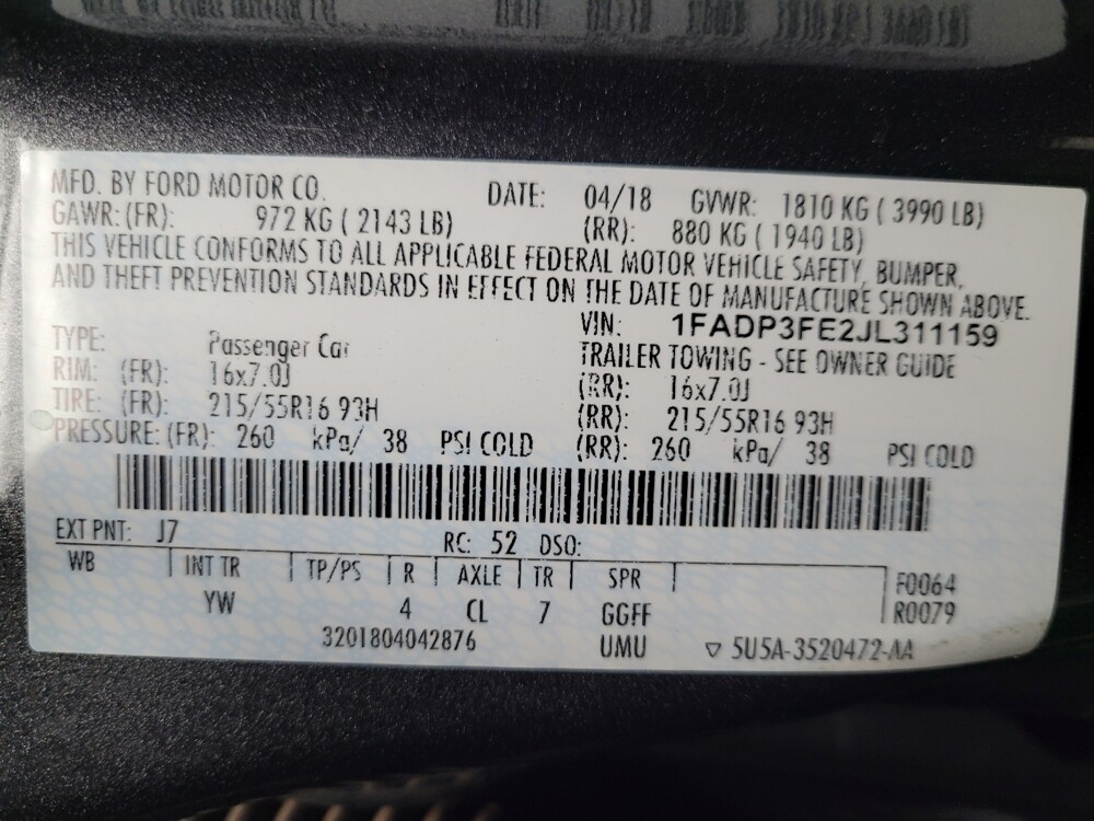 2018 Ford Focus in Madison, TN 37115 - 18100737 33