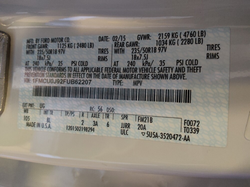 2015 Ford Escape in Chandler, AZ 85225 - 18100743 29