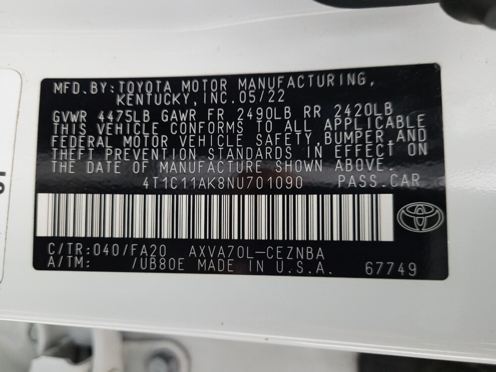 2022 Toyota Camry in Phoenix, AZ 85015 - 18100767 33