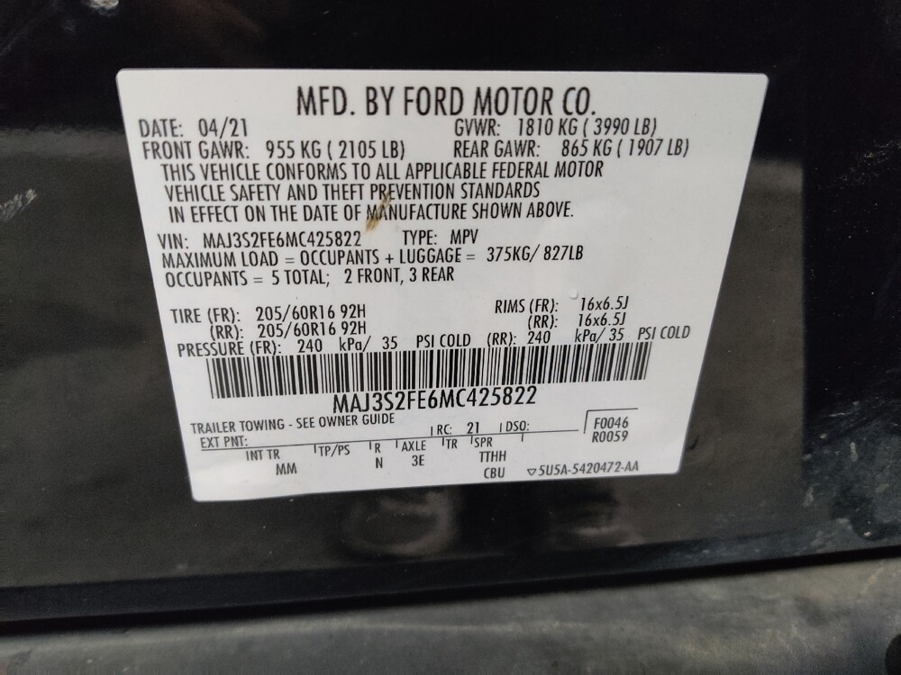 2021 Ford EcoSport in Augusta, GA 30907 - 18100808 33