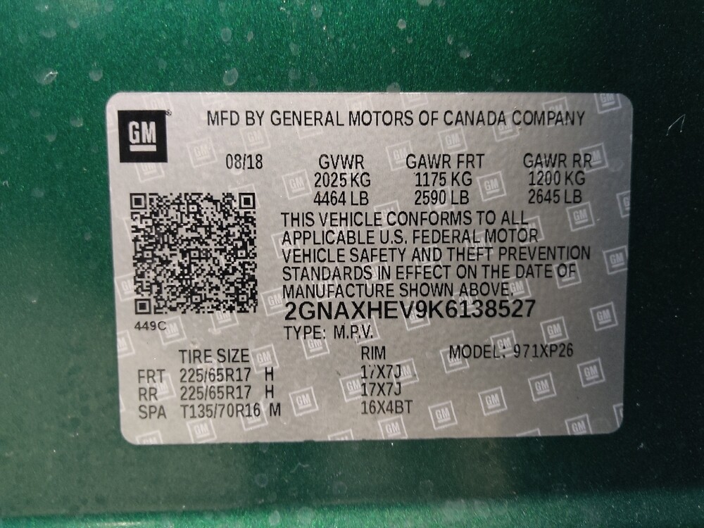 2019 Chevrolet Equinox in Fort Myers, FL 33907 - 18100845 33