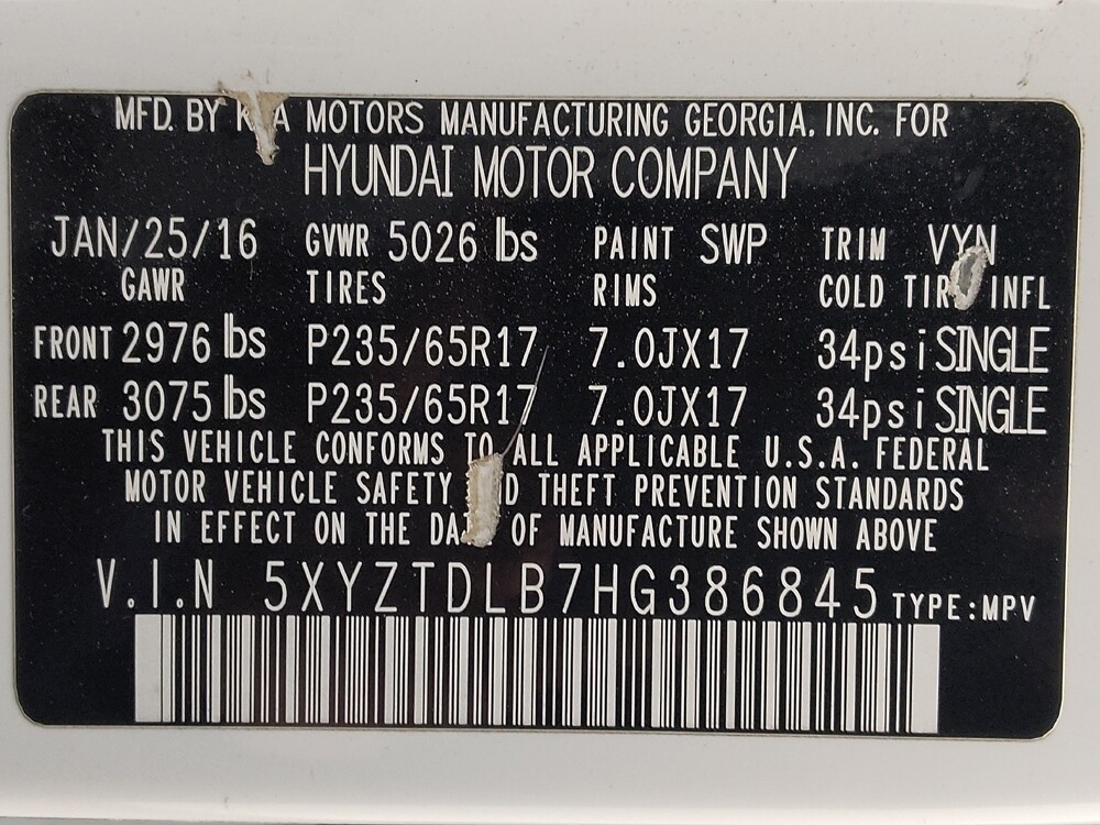 2017 Hyundai Santa Fe in Houston, TX 77060 - 18100902 33