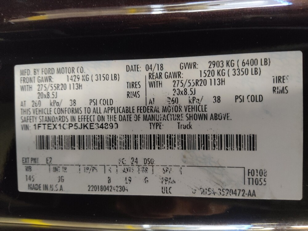 2018 Ford F150 in Miami, FL 33157 - 18100955 33