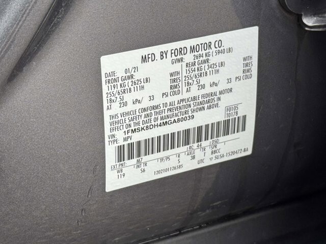 2021 Ford Explorer in Winchester, VA 22602 - 18101012 55