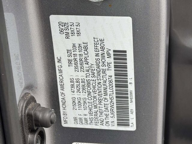 2020 Honda CR-V in Winchester, VA 22602 - 18101015 31