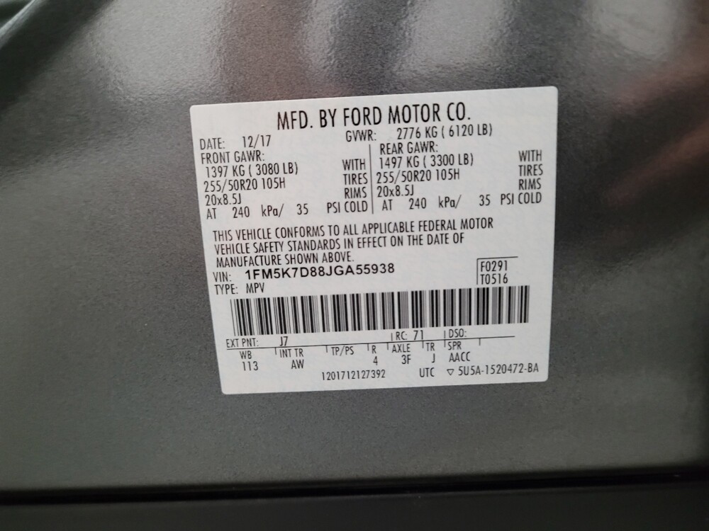 2018 Ford Explorer in Montclair, CA 91763 - 18101045 33