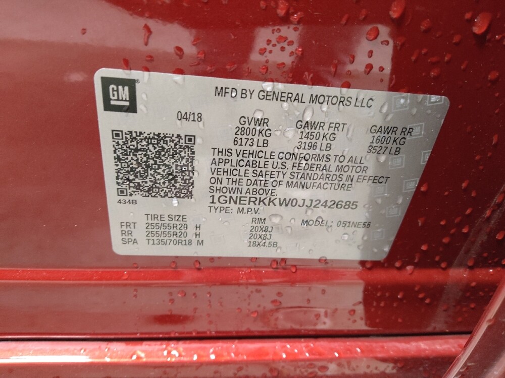 2018 Chevrolet Traverse in Columbus, GA 31909 - 18101067 33