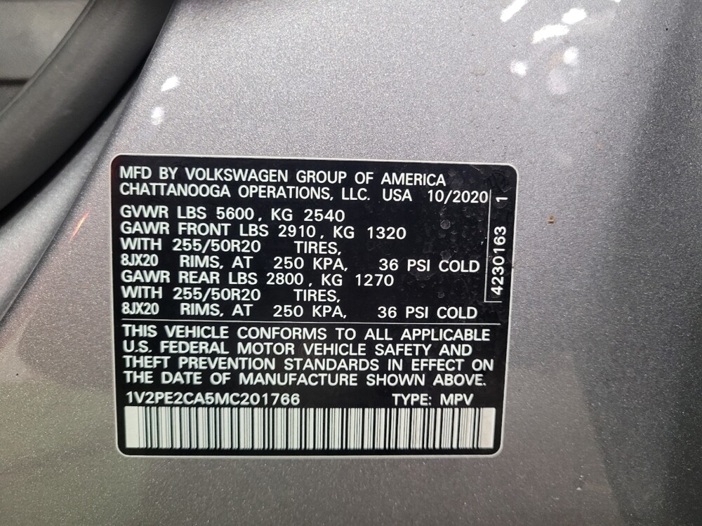 2021 Volkswagen Atlas in Augusta, GA 30907 - 18101082 33