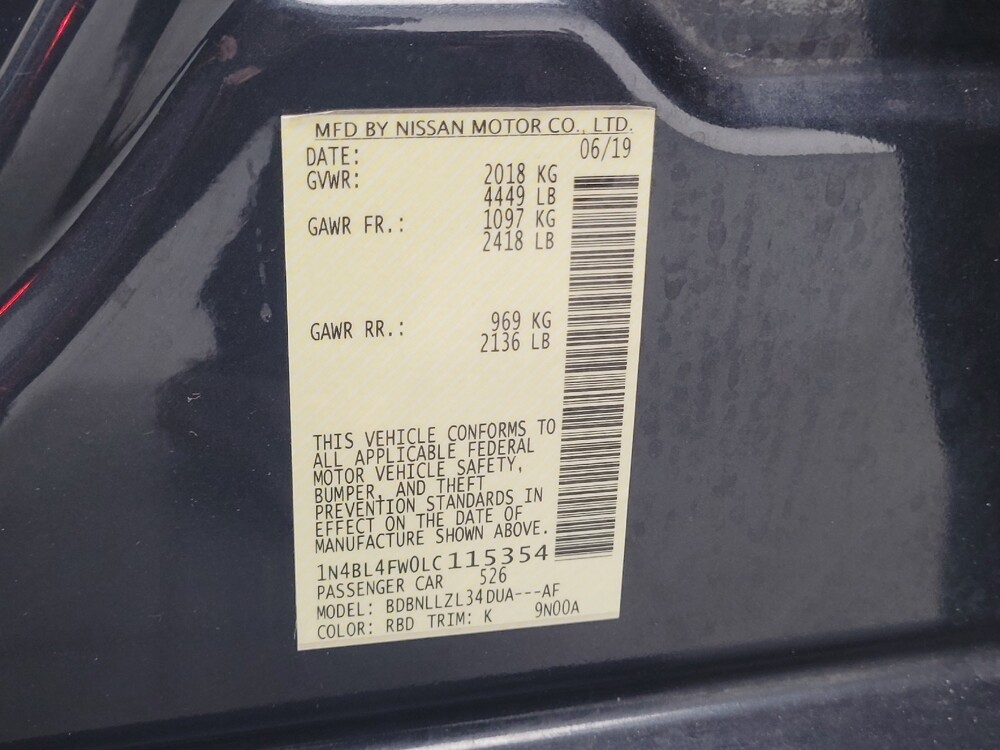 2020 Nissan Altima in Antioch, TN 37013 - 18101110 33