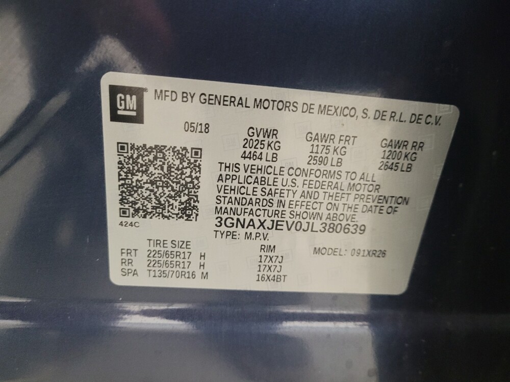 2018 Chevrolet Equinox in Antioch, TN 37013 - 18101111 33