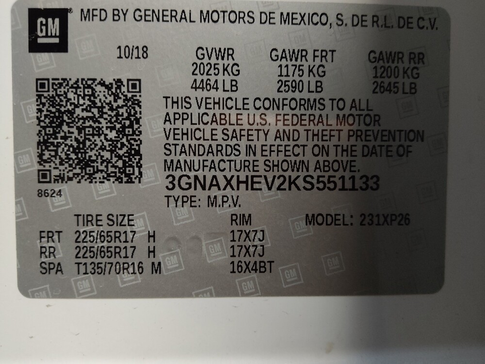 2019 Chevrolet Equinox in Charlotte, NC 28213 - 18101121 33