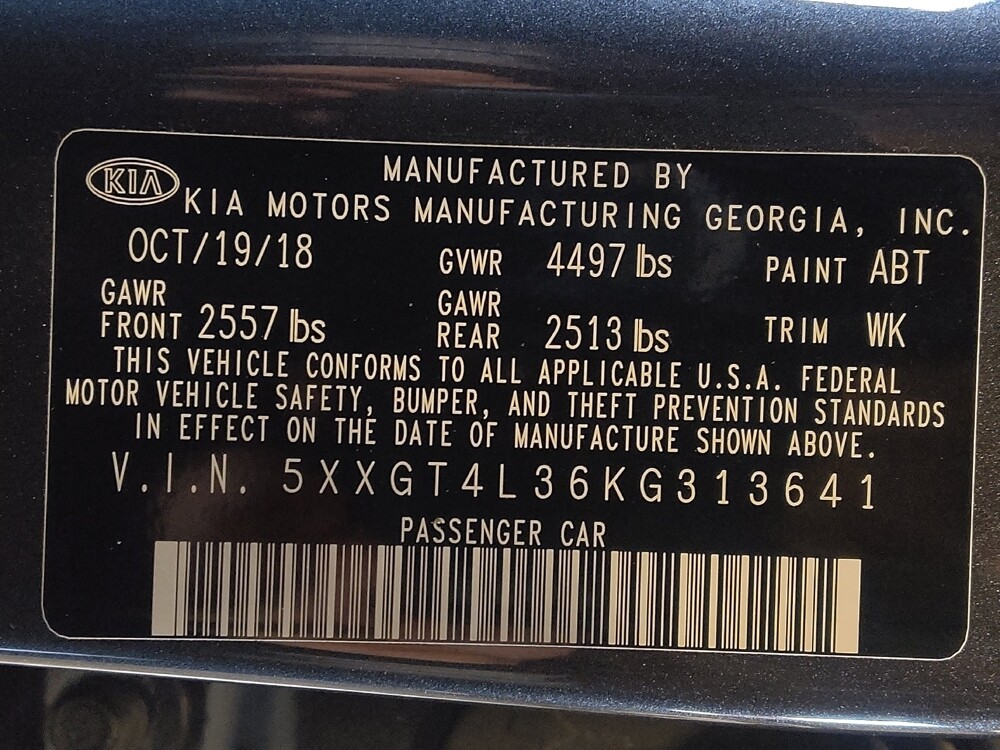 2019 Kia Optima in Sanford, FL 32773 - 18101150 33