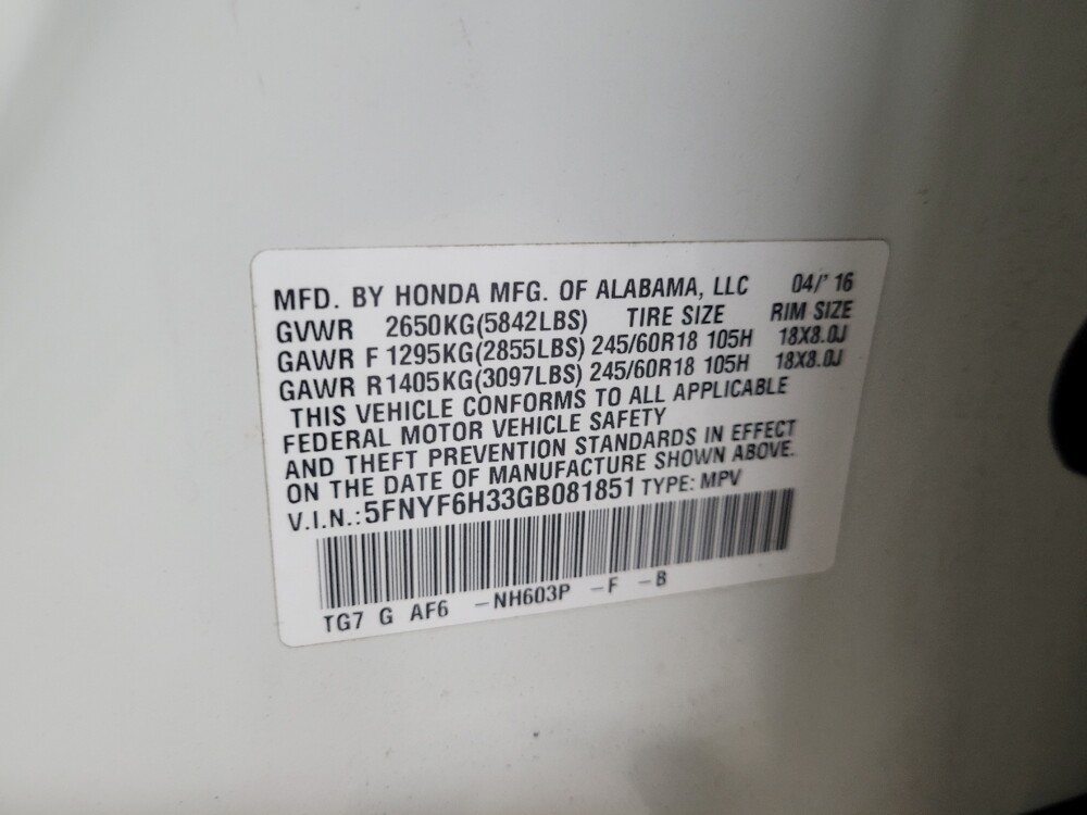 2016 Honda Pilot in Chattanooga, TN 37421 - 18101178 33