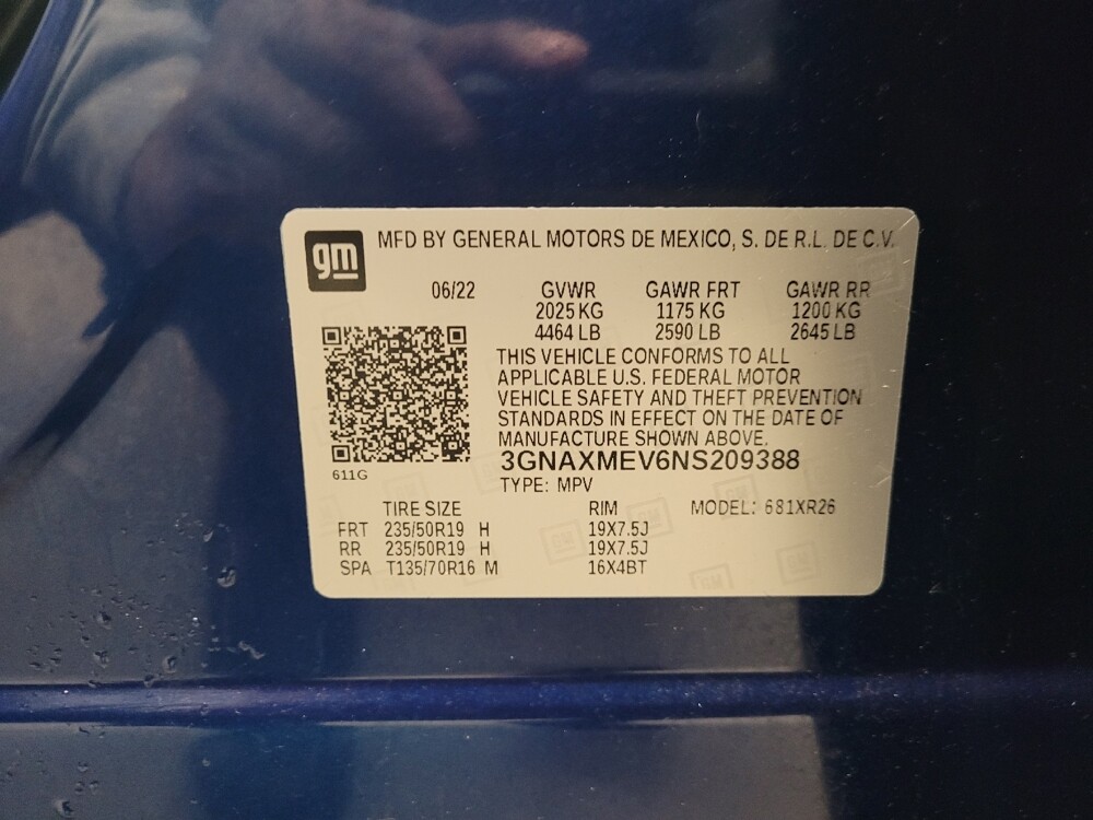 2022 Chevrolet Equinox in Eastpointe, MI 48021 - 18101184 33