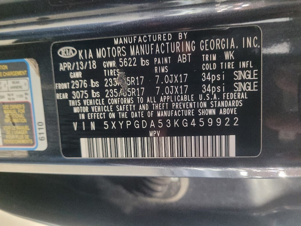 2019 Kia Sorento in Riverside, CA 92504 - 18101186 33