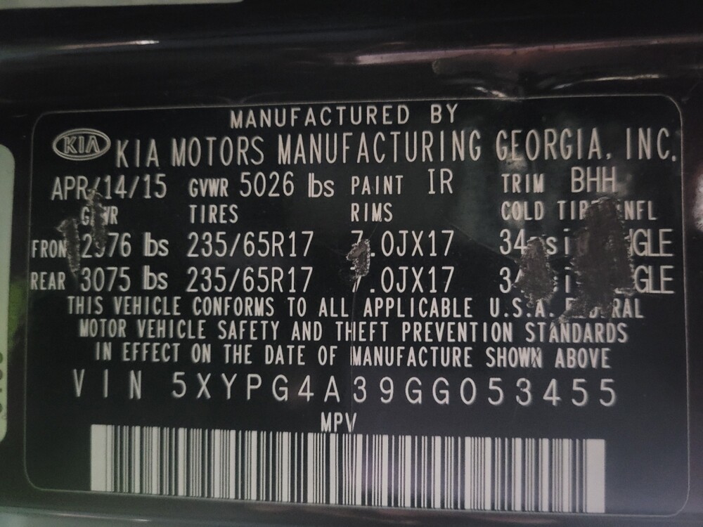 2016 Kia Sorento in Marietta, GA 30062 - 18101188 33