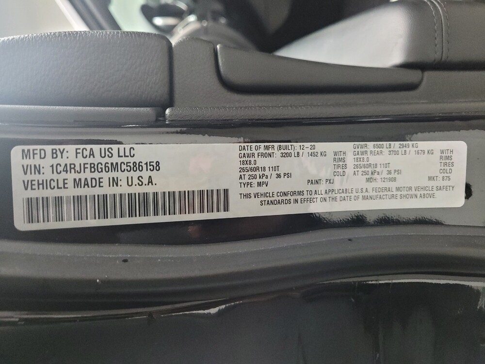 2021 Jeep Grand Cherokee in Eastpointe, MI 48021 - 18101234 33