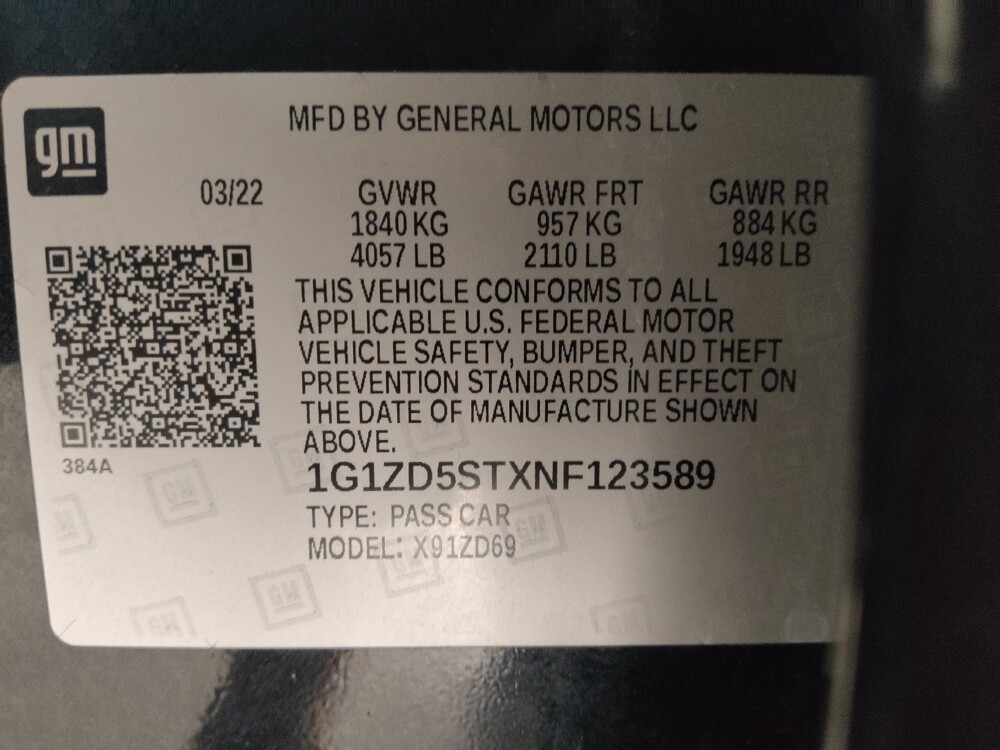 2022 Chevrolet Malibu in Augusta, GA 30907 - 18101236 33