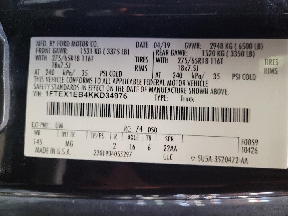 2019 Ford F150 in Montclair, CA 91763 - 18101248 33