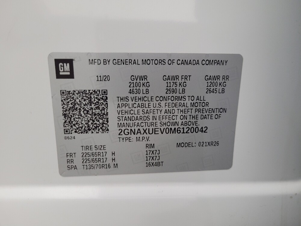 2021 Chevrolet Equinox in Las Vegas, NV 89102 - 18101264 33