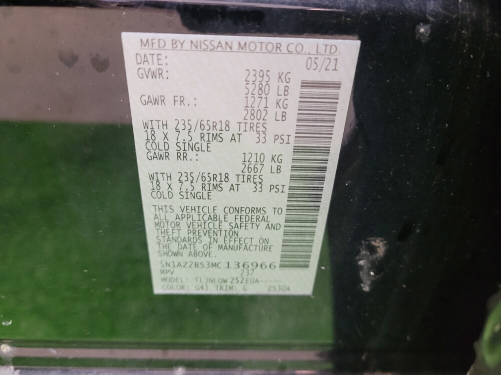 2021 Nissan Murano in Columbus, OH 43228 - 18101272 33