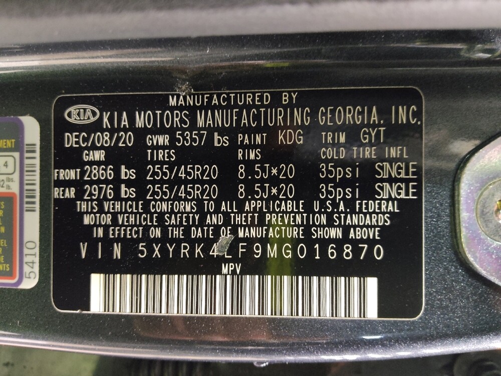 2021 Kia Sorento in Augusta, GA 30907 - 18101273 33