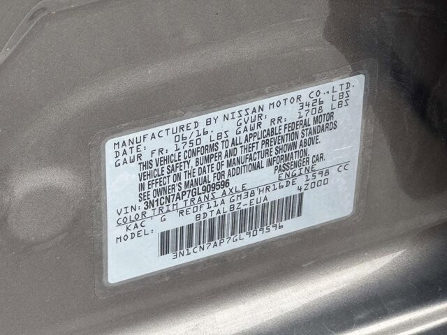 2016 Nissan Versa in Winchester, VA 22602 - 18101297 46