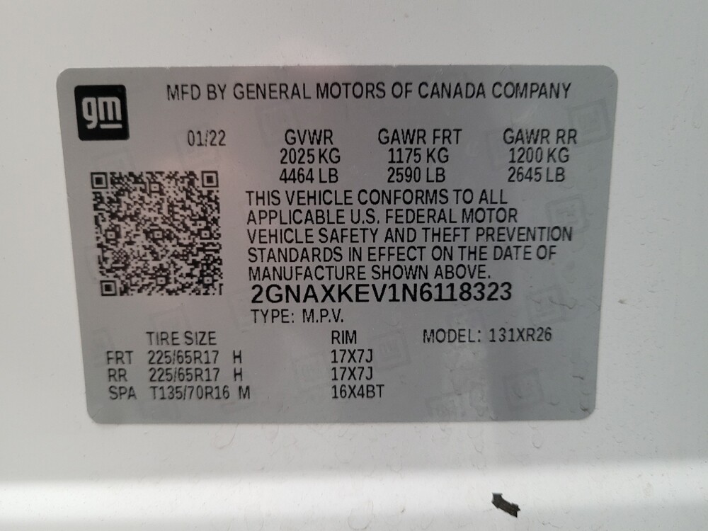 2022 Chevrolet Equinox in Downey, CA 90241 - 18101315 33