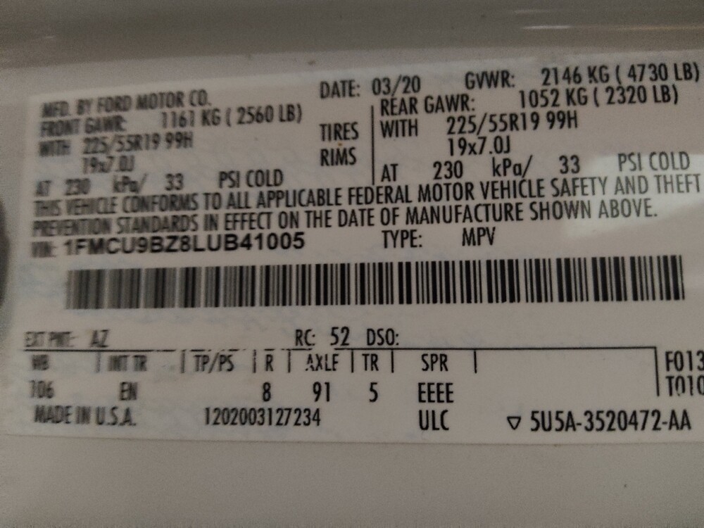 2020 Ford Escape in Arlington, TX 76011 - 18101332 33